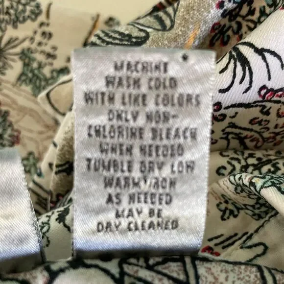 Chicos 3 Womens Vintage Size XL Button Front Long Sleeve Shirt 46" Bust - Picture 5 of 16